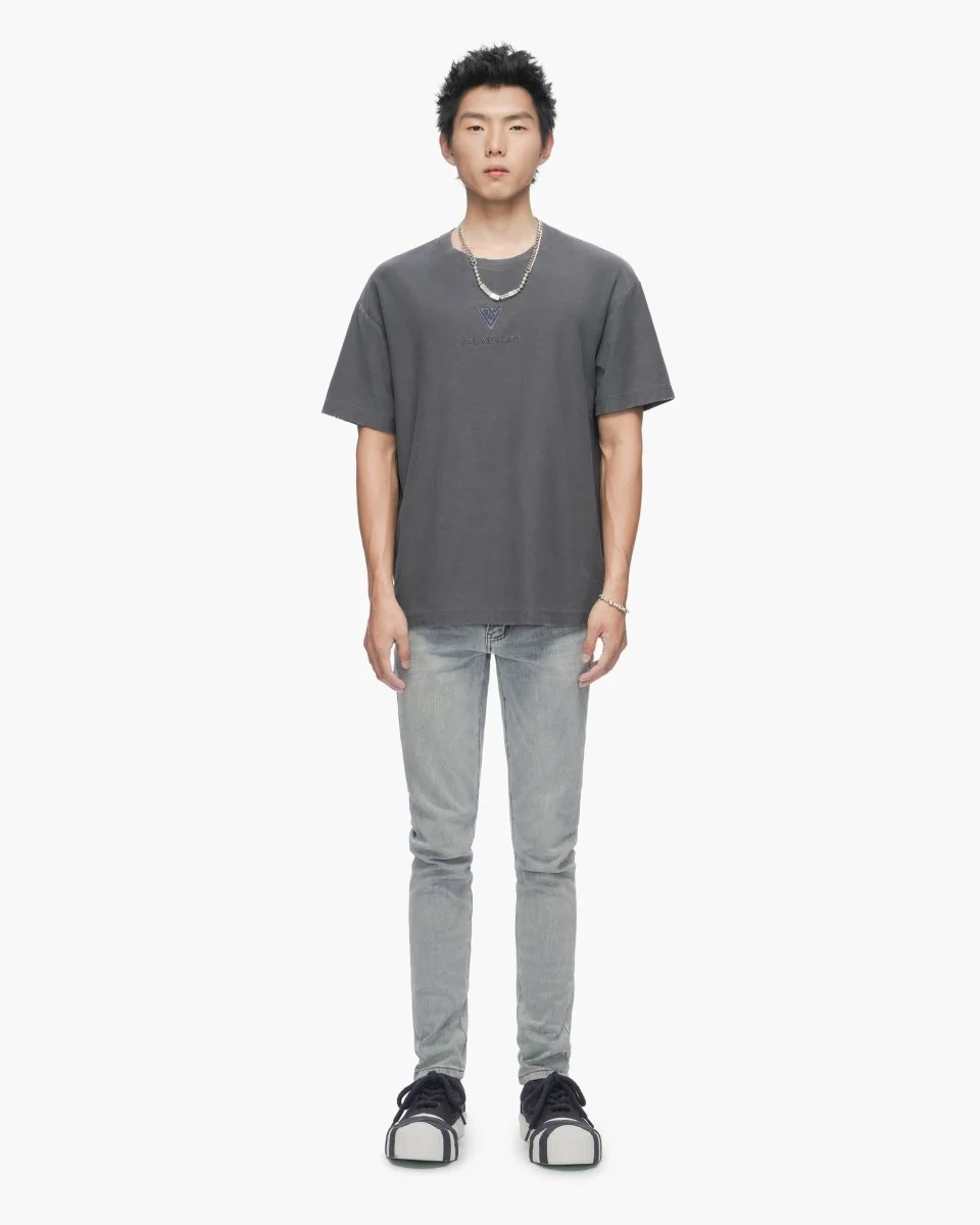 Valabasas Flex Jeans - Embroidered Denim Blue - Image 10