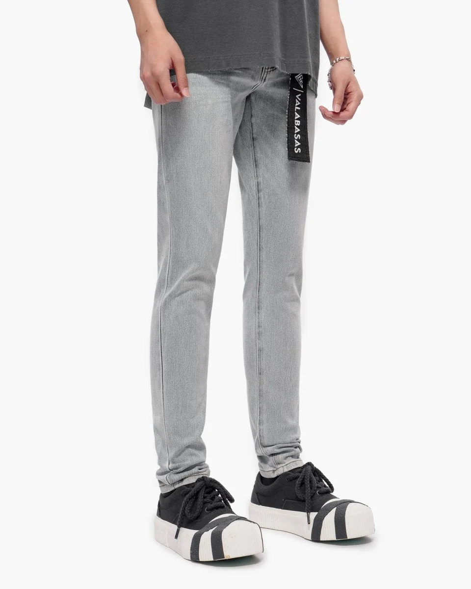 Valabasas Flex Jeans - Embroidered Denim Blue - Image 6