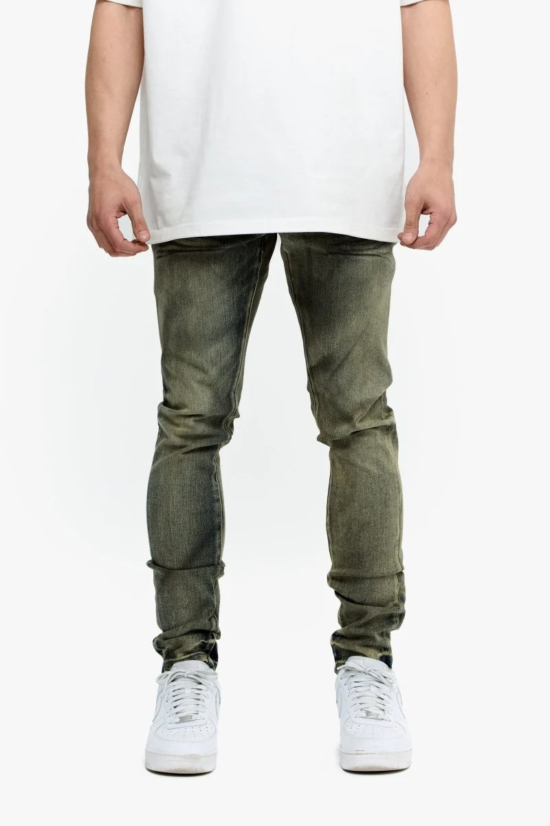 Valabasas Mr. Flex Skinny Jeans Brown Blue Vt Wash - Image 3