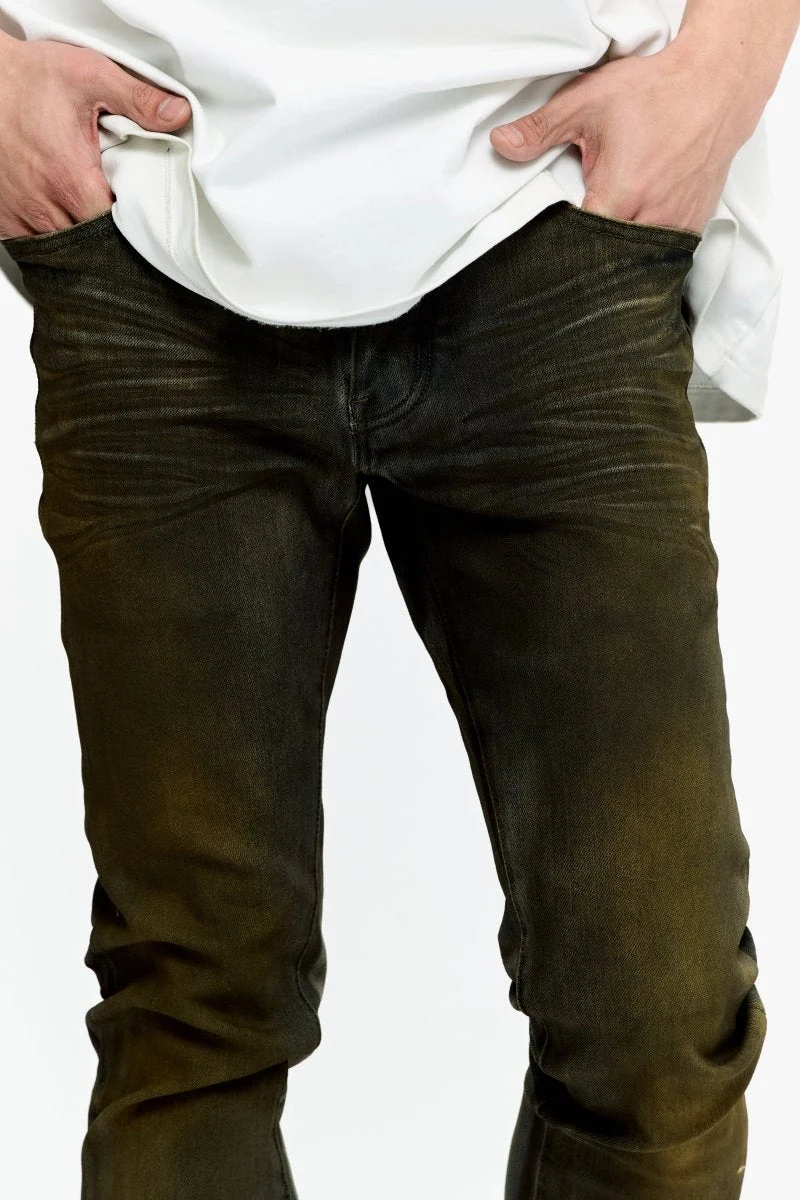 Valabasas Skinny Fade Men's Jeans - Dark Wash - Image 2