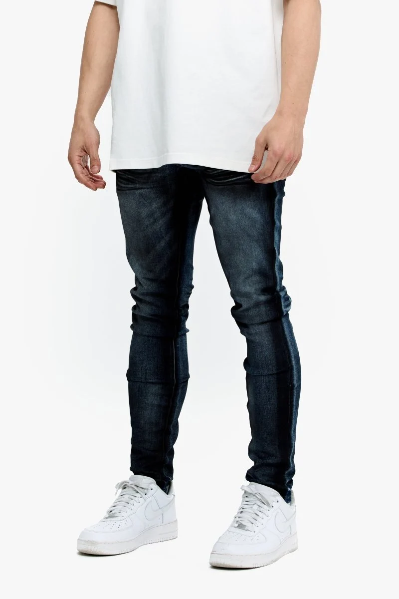 Valabasas Mr. Flex Skinny Fade Jeans - Dark Wash - Image 3