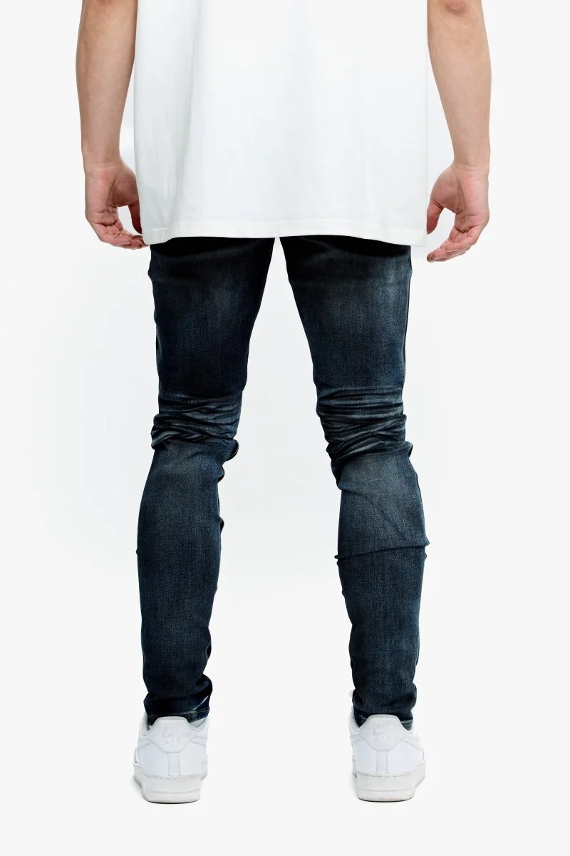 Valabasas Mr. Flex Skinny Fade Jeans - Dark Wash - Image 4