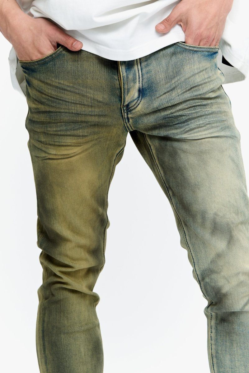 Valabasas Mr. Flex Skinny Jeans Yellow Vt Lt Y. Wash - Image 6