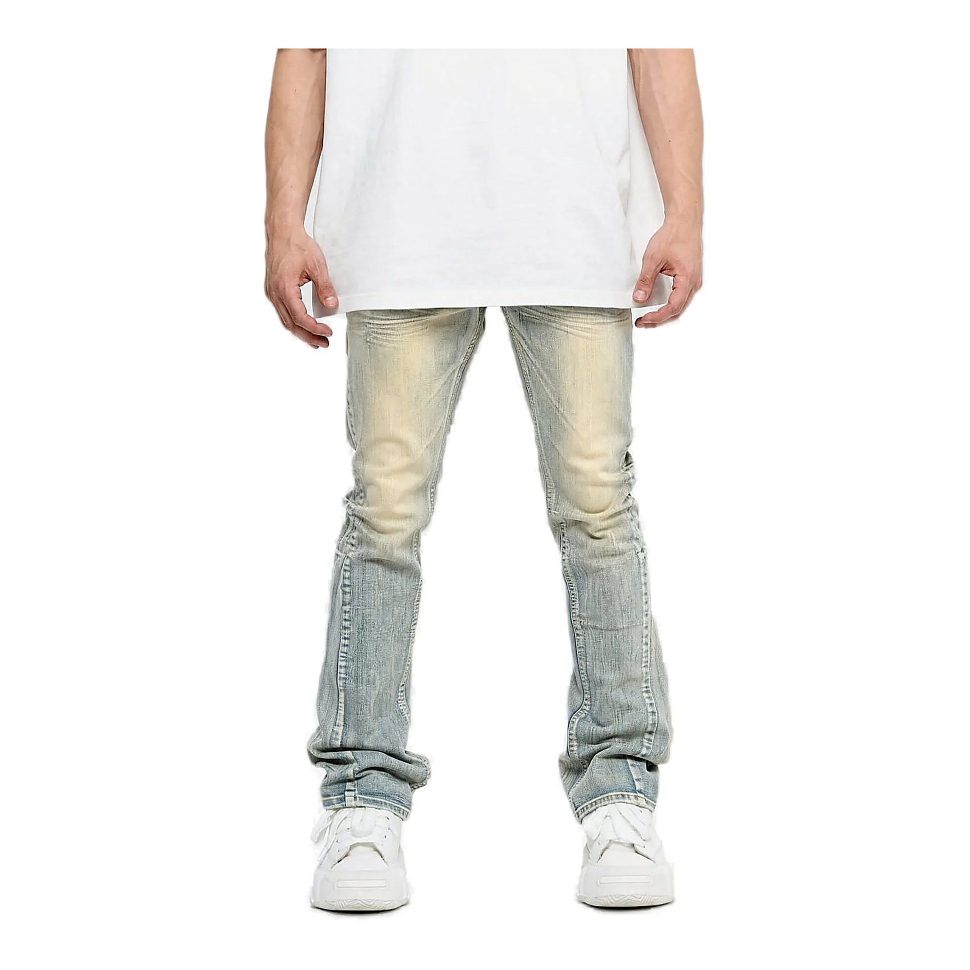 Valabasas Whisker Jeans - Stacked Fit Lt. Vintage