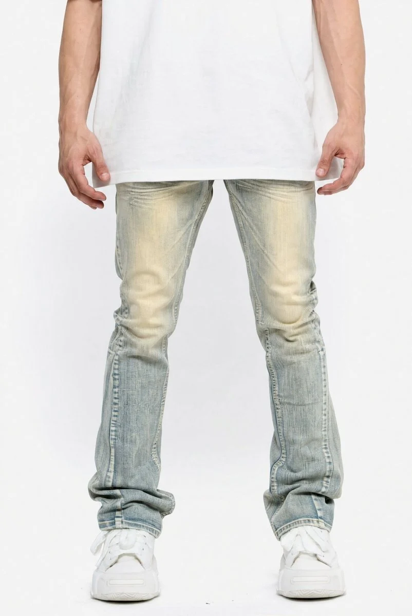 Valabasas Whisker Jeans - Stacked Fit Lt. Vintage - Image 2
