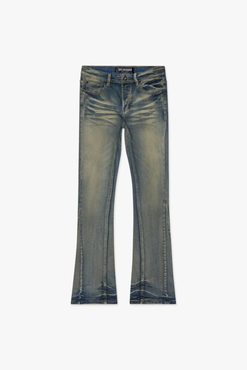 Valabasas Mr. Stacked Medium Vintage Jeans - Wash - Image 3