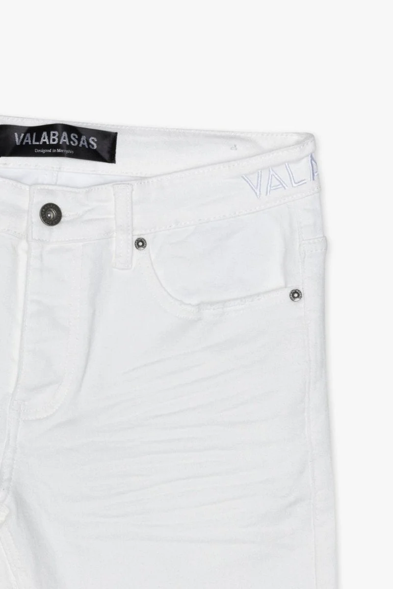Valabasas Mr. Stacked Jeans White - Image 6