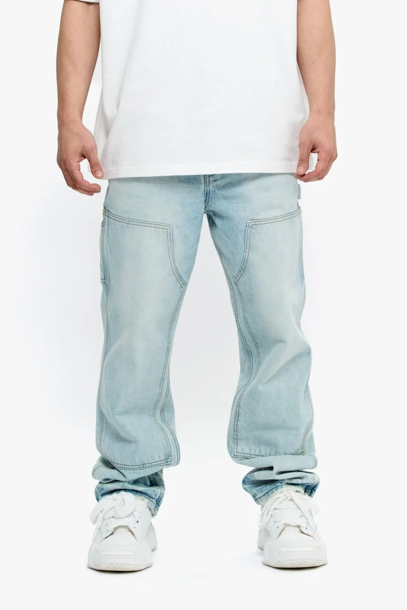 Valabasas Mr. Straight Lt.Wash Jeans - Light Wash - Image 2