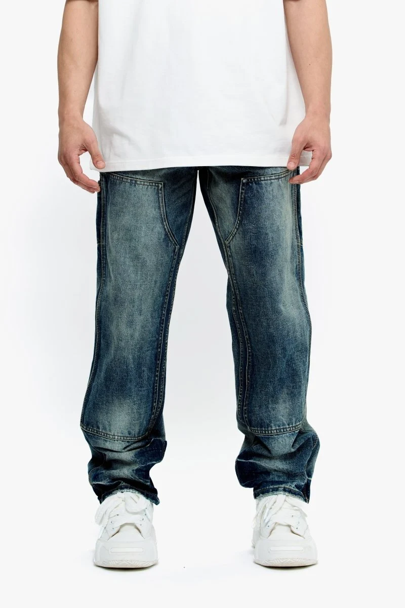 Valabasas Mr. Straight Medium Wash Jeans - Distressed - Image 2