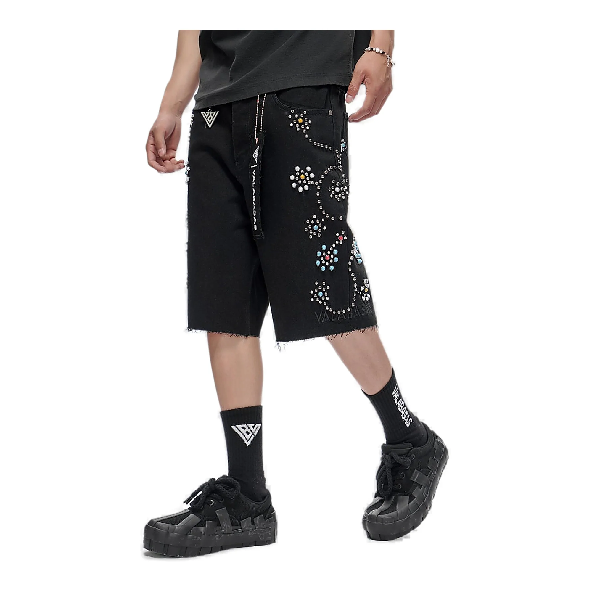 Valabasas Muse Shorts - Graphic Black