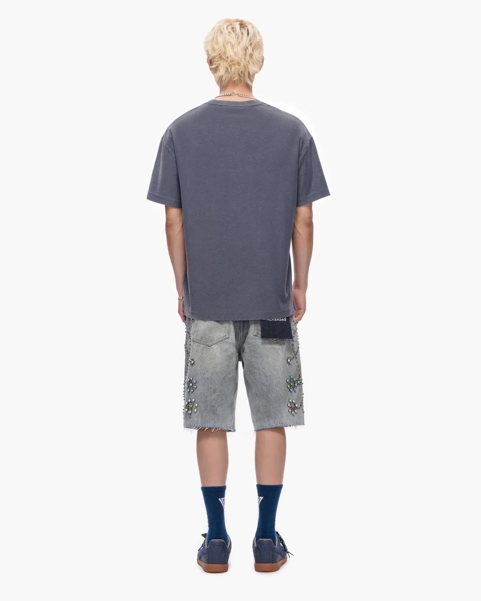Valabasas Muse Shorts - Raw Hem Light Dirty Wash - Image 10