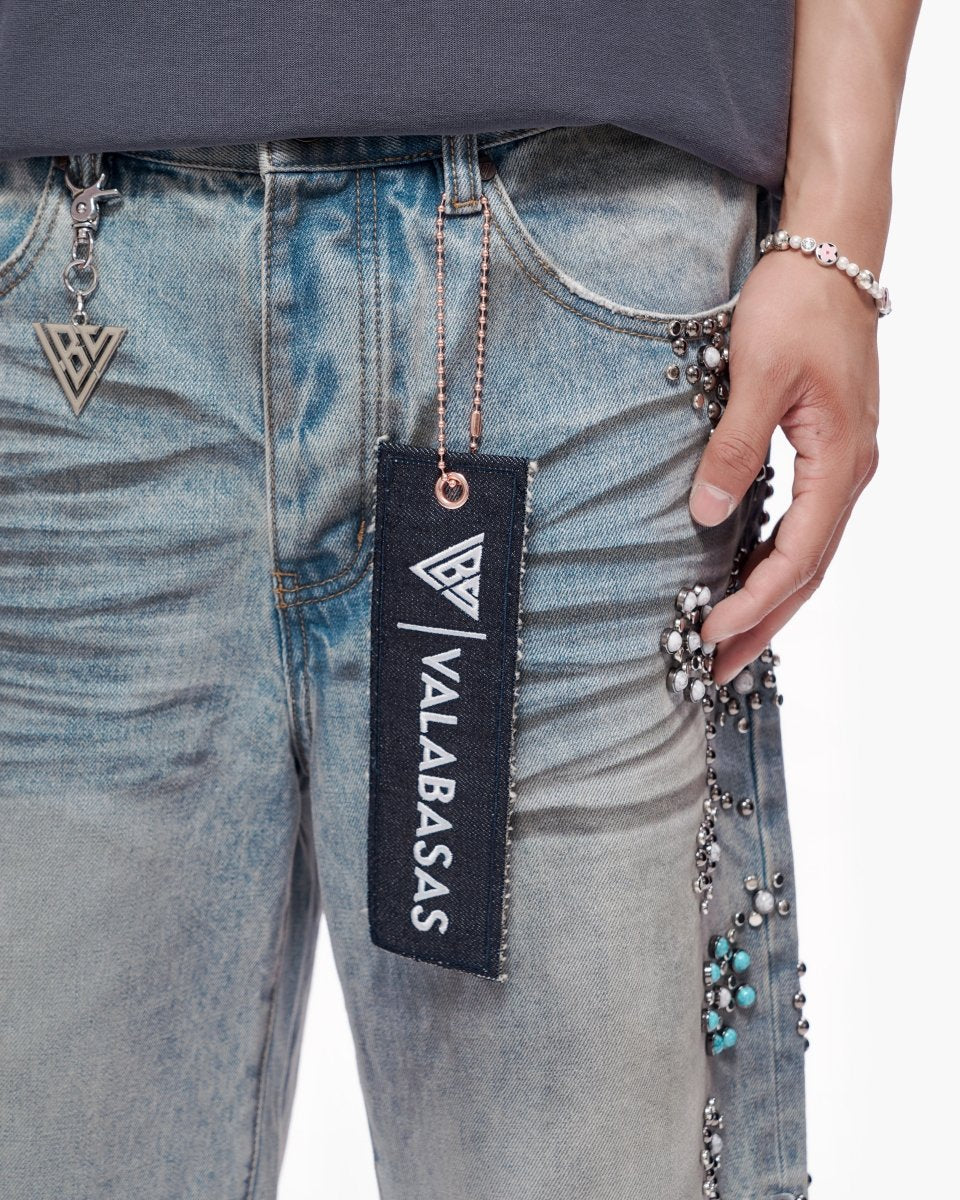 Valabasas Muse Shorts - Raw Hem Light Dirty Wash - Image 8