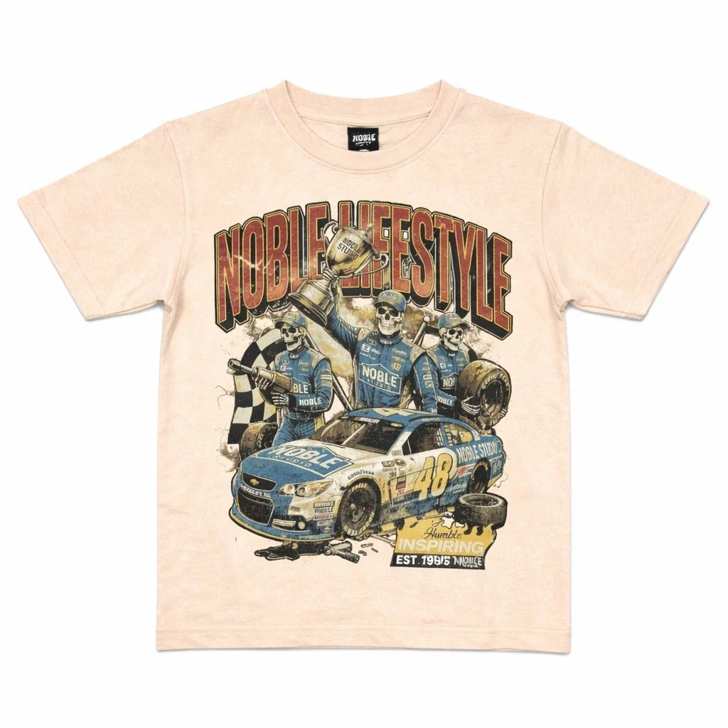 Noble Motorsport Youth T-Shirt - Graphic Multi - Image 3
