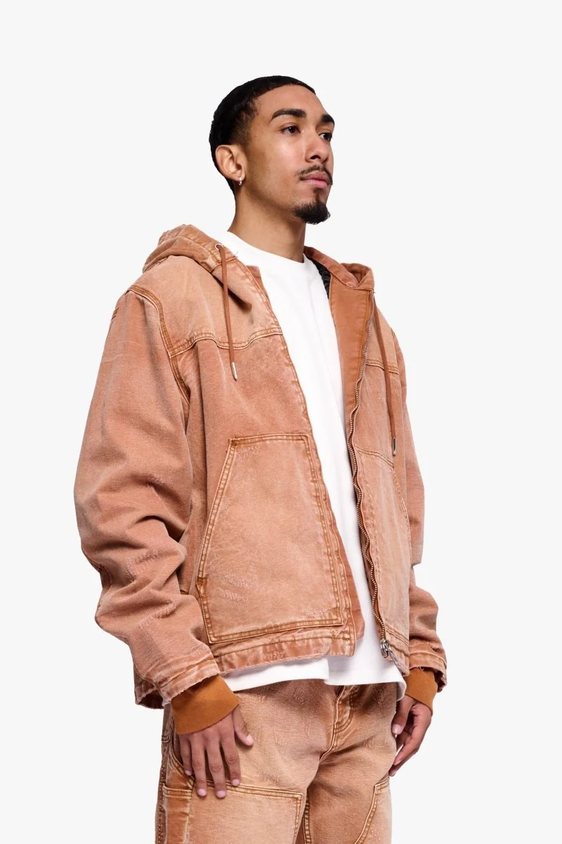 Valabasas Nest Jacket Brown Washed - Image 7