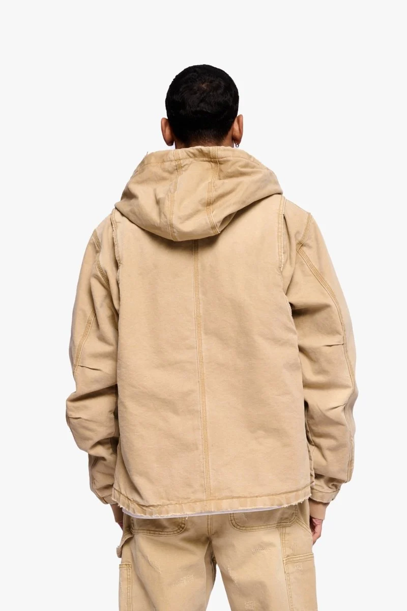 Valabasas Nest Jacket Coat Wheat Washed - Image 4