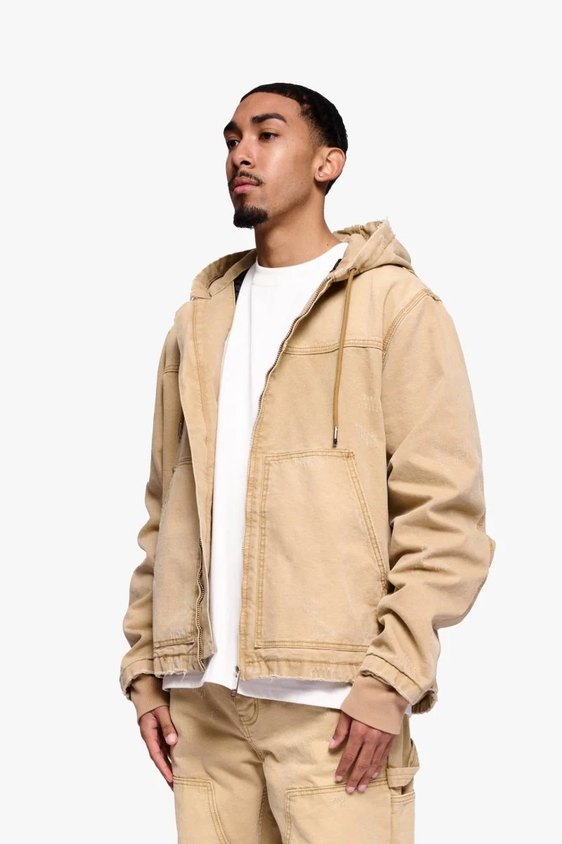 Valabasas Nest Jacket Coat Wheat Washed - Image 6
