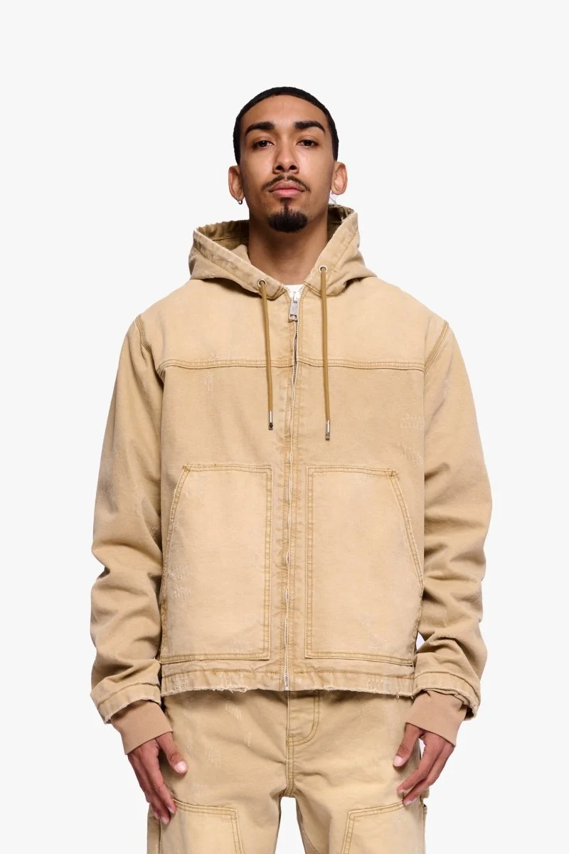 Valabasas Nest Jacket Coat Wheat Washed - Image 7