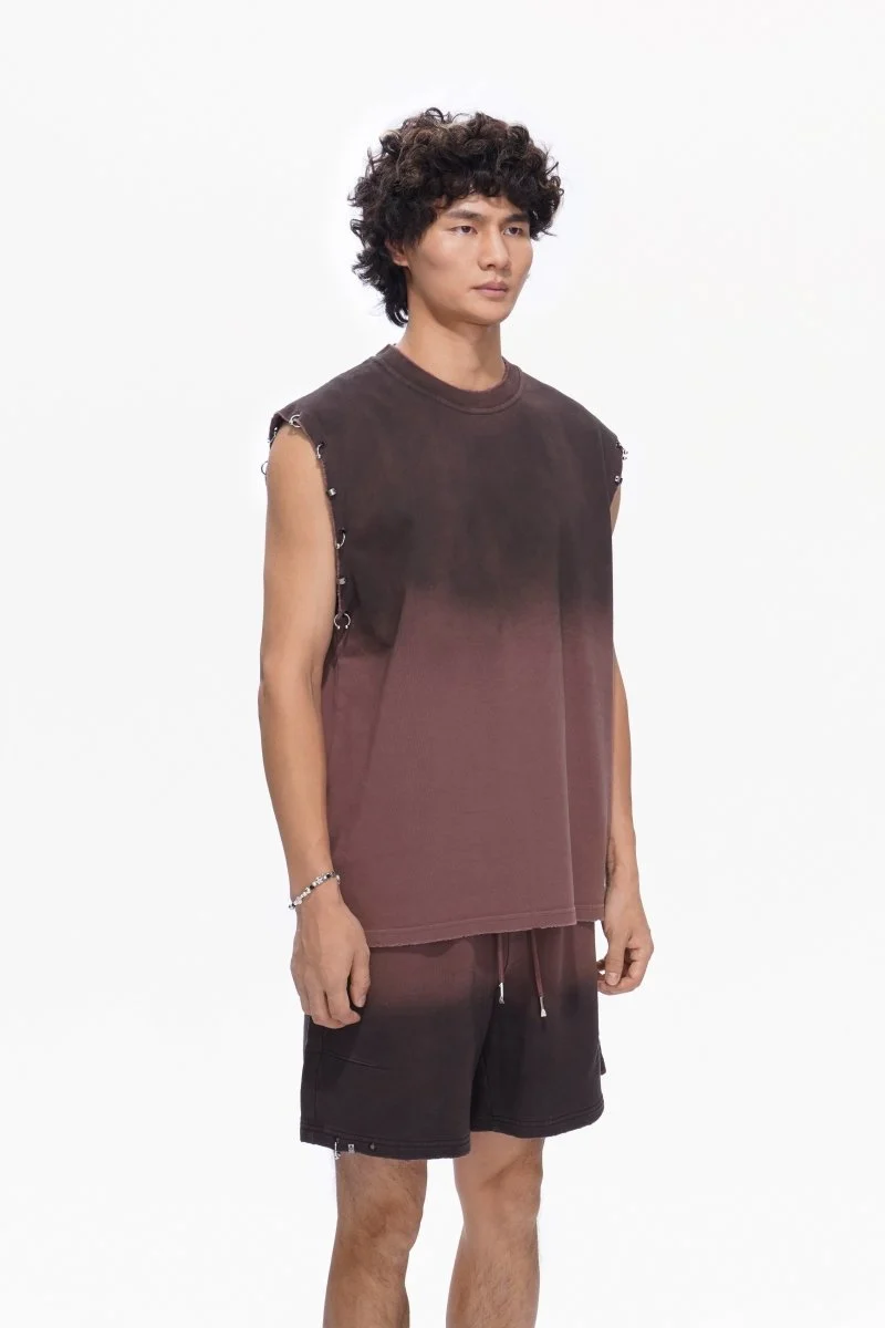 Valabasas Gradient Tee - Raw Edge Red - Image 8