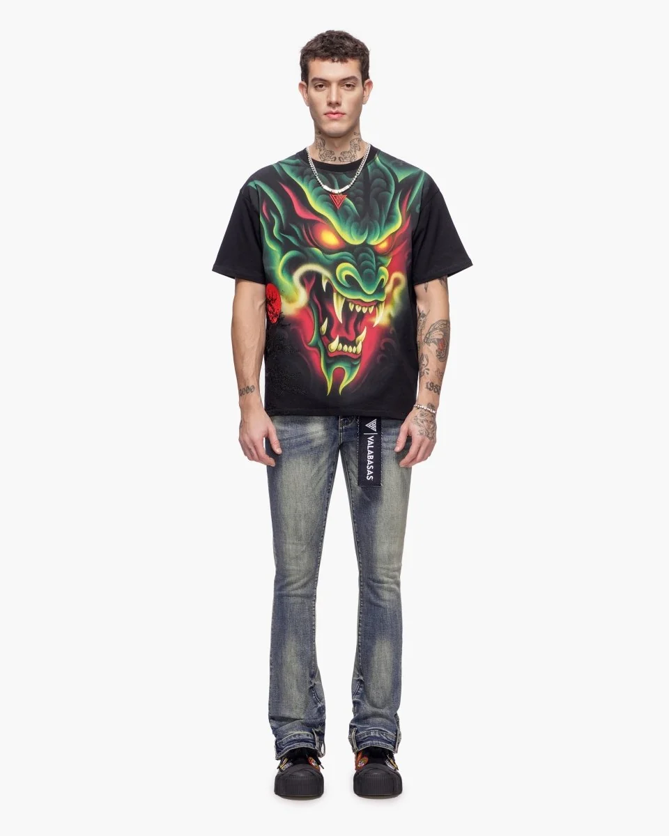 Valabasas Serpent Tee - Graphic Black - Image 11