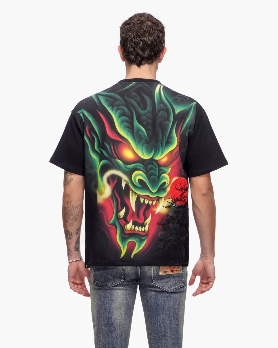 Valabasas Serpent Tee - Graphic Black - Image 7