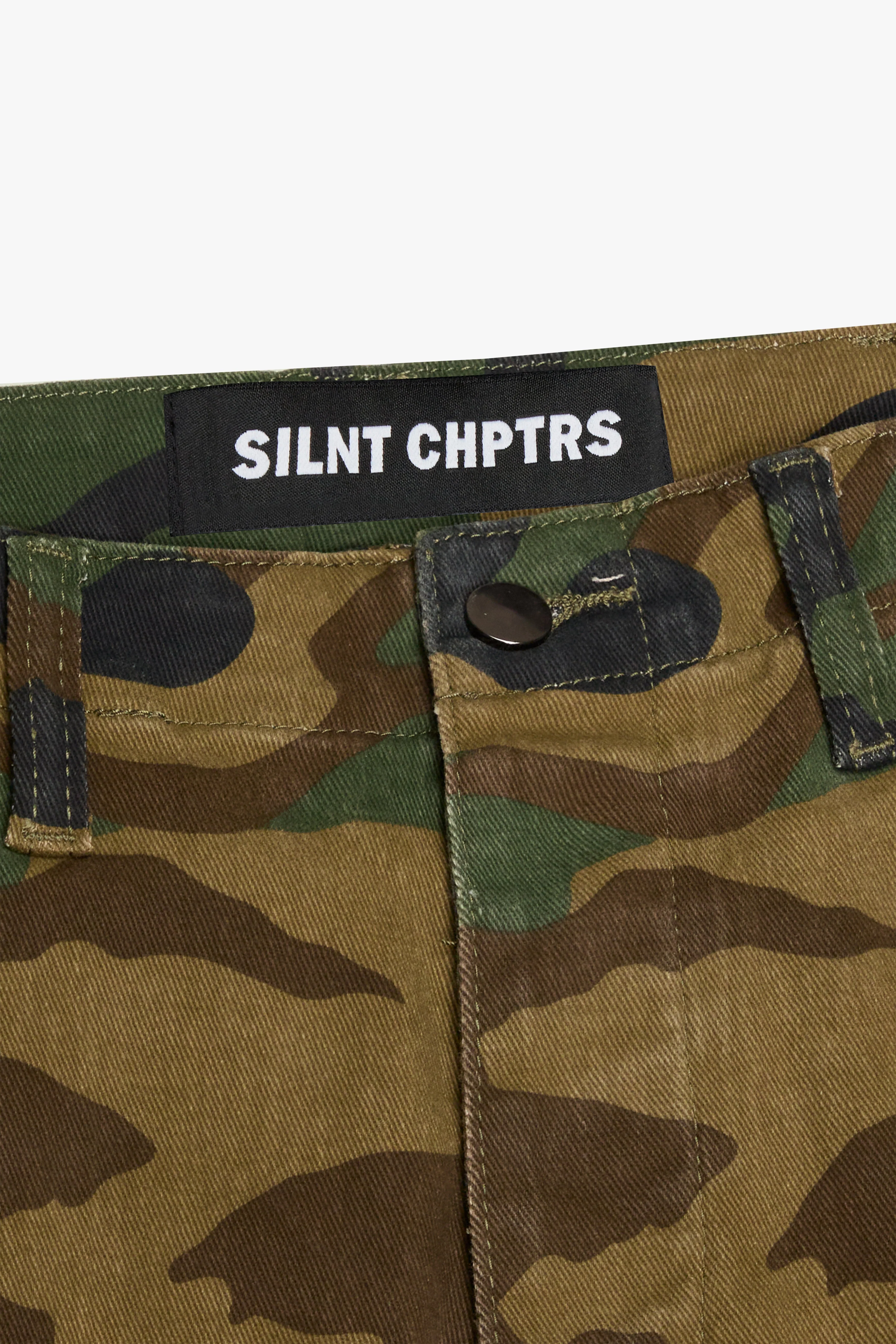 Silnt Chptrs Camo Cargo Pants - Relaxed Fit - Image 6