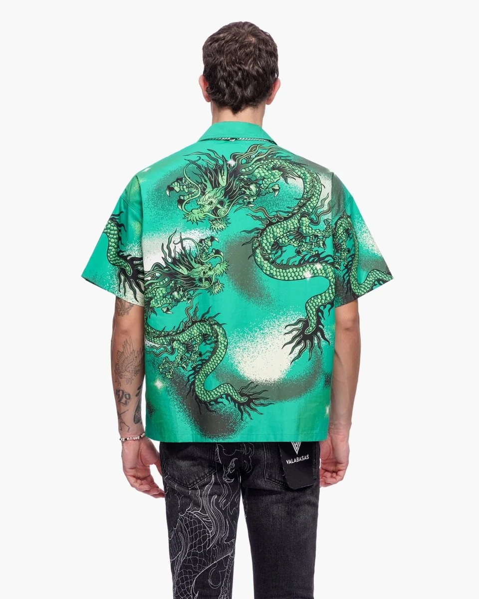Valabasas Noriku Button Down - Relaxed Fit Green - Image 6