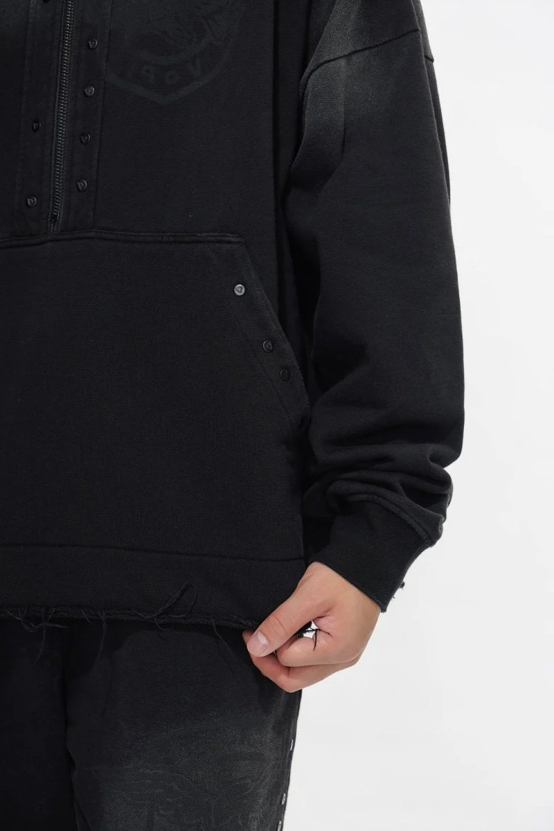 Valabasas Ordon Hoodie - Men's Casual Pullover Black - Image 4