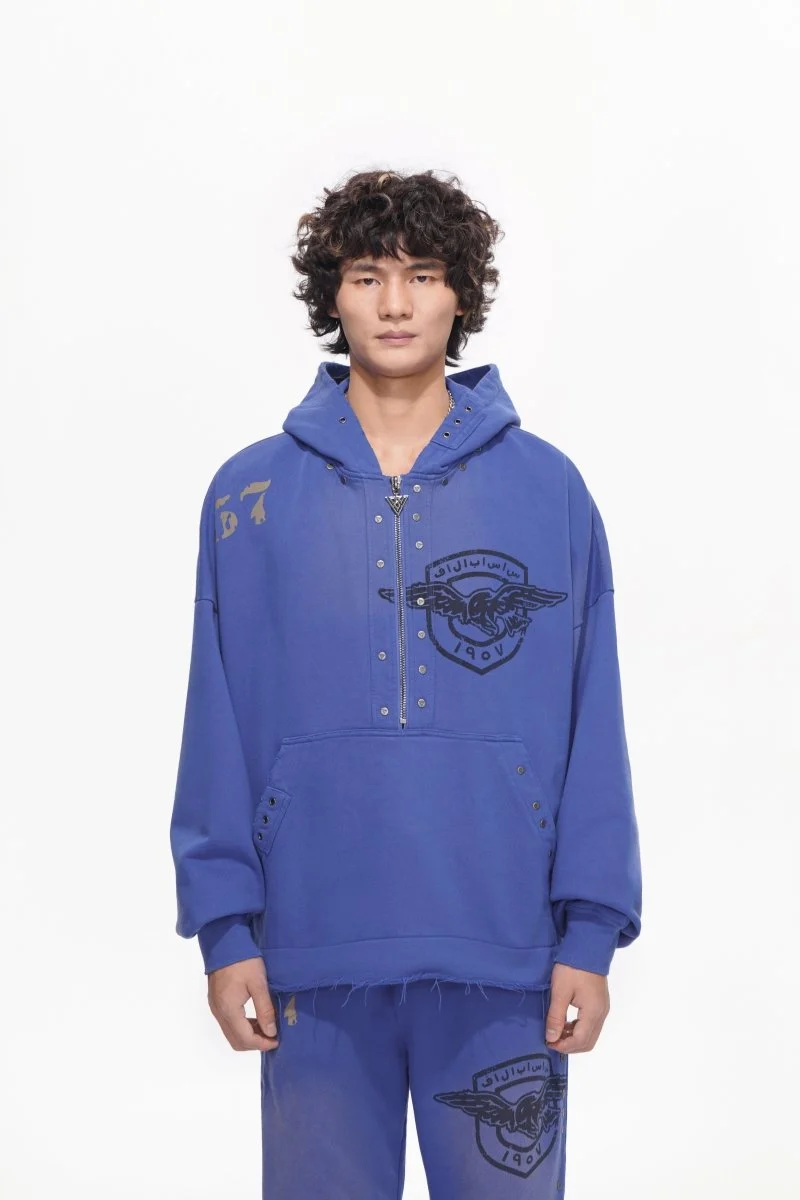 Valabasas Ordon Hoodie Men's - Color Blue - Image 4