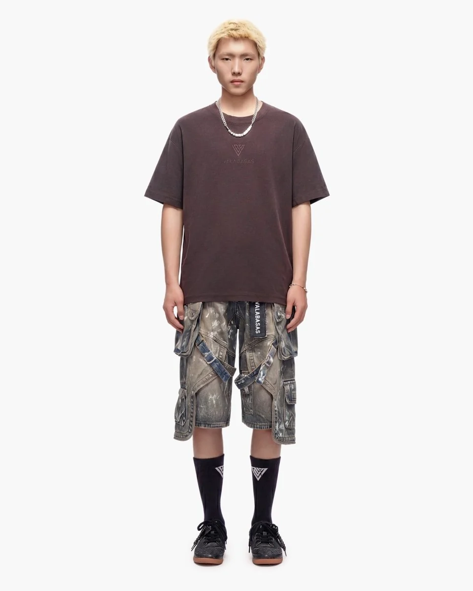 Valabasas Utility Jorts - Distressed Cargo Dirty Wash - Image 11