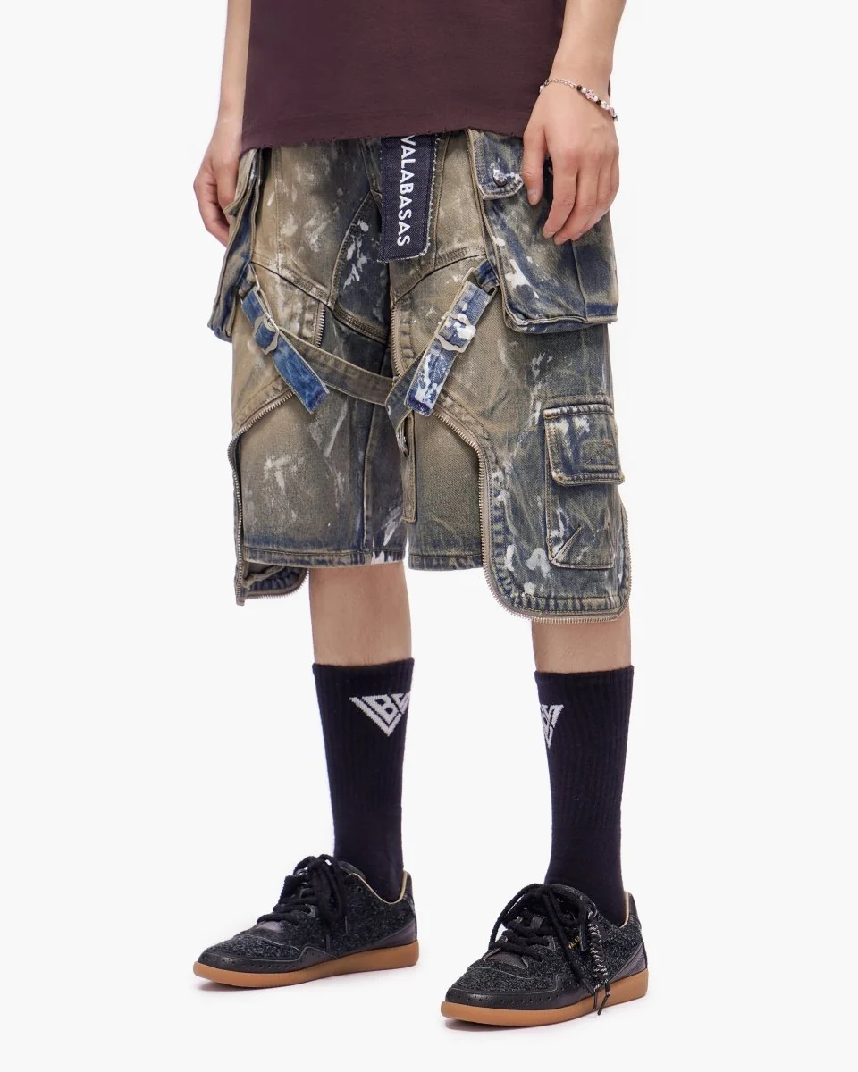Valabasas Utility Jorts - Distressed Cargo Dirty Wash - Image 8