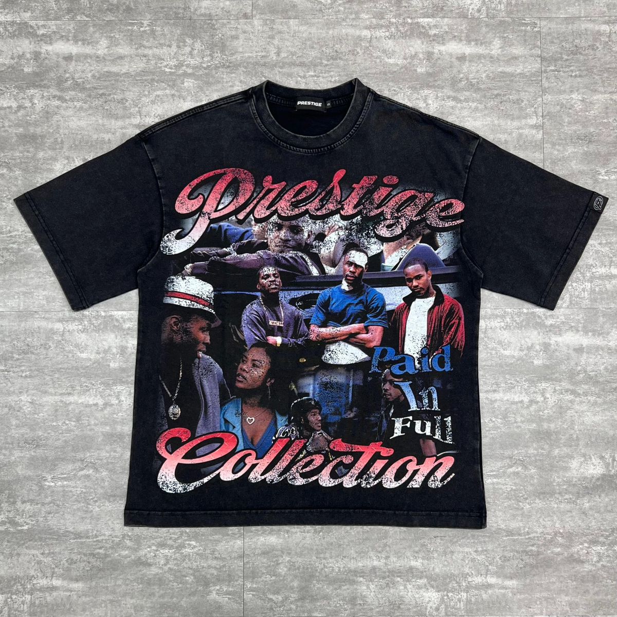 Prestige Denim Paid N Full T-Shirt - Graphic Black - Image 2