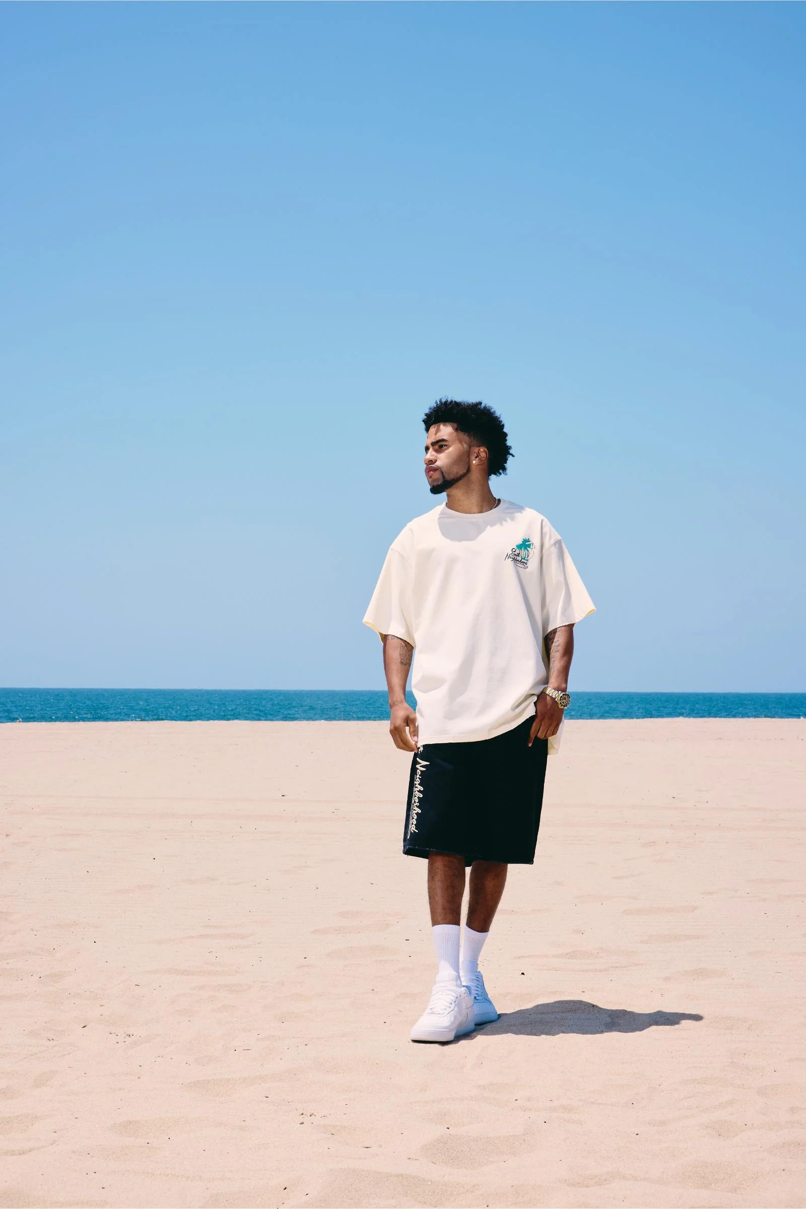 6Th Nbrhd Paradise Men's T-Shirt Cream - Image 8