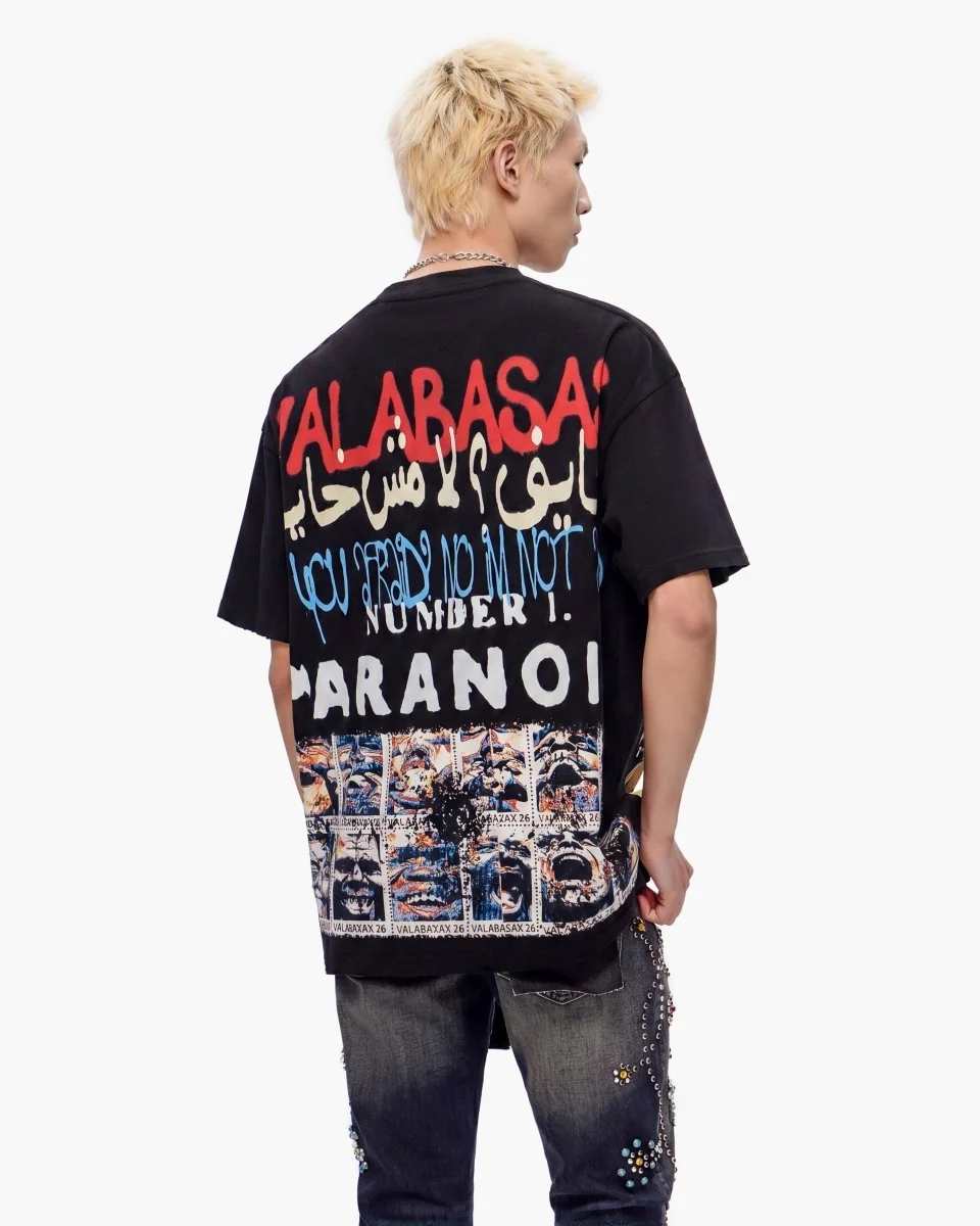 Valabasas Paranoia Tee - Graphic Black - Image 3