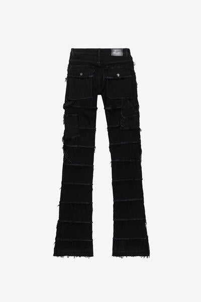 Valabasas Phoenix Kids Jeans - Stacked Jet Black - Image 6