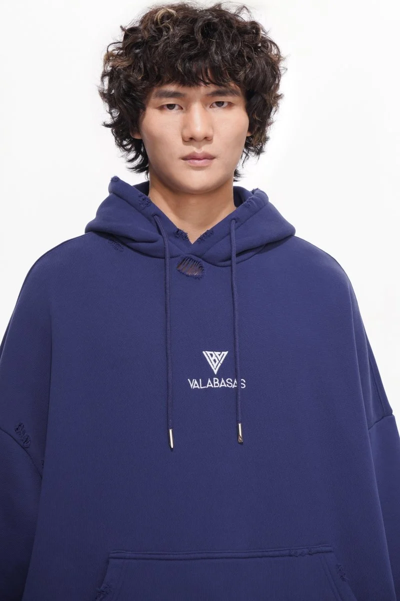 Valabasas Platinum Hoodie Blue - Image 8