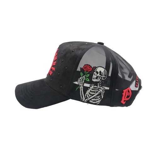 Premium Rose Trucker Hat - Embroidered - Image 4