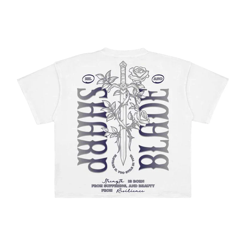 Premium Love Sword T-Shirt - Graphic Cream - Image 5