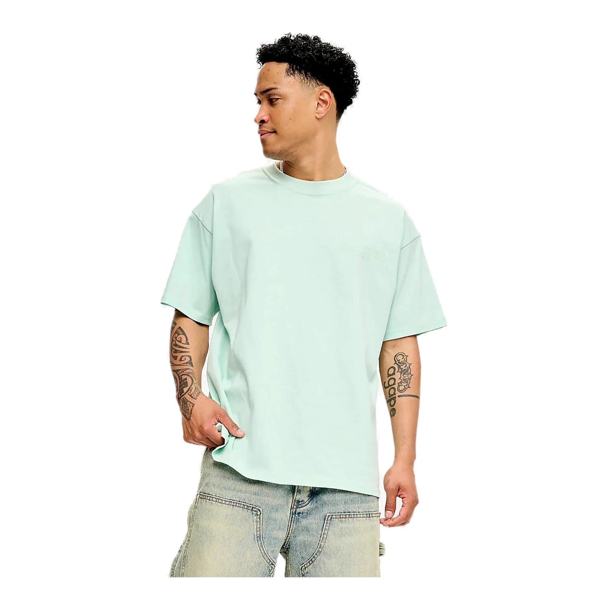 Silnt Chptrs Logo T-Shirt - Oversized Green