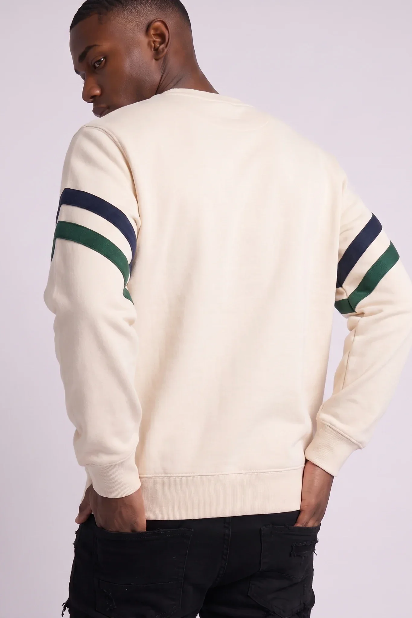 6Th Nbrhd Private School Men's Sweater Cream - Image 3