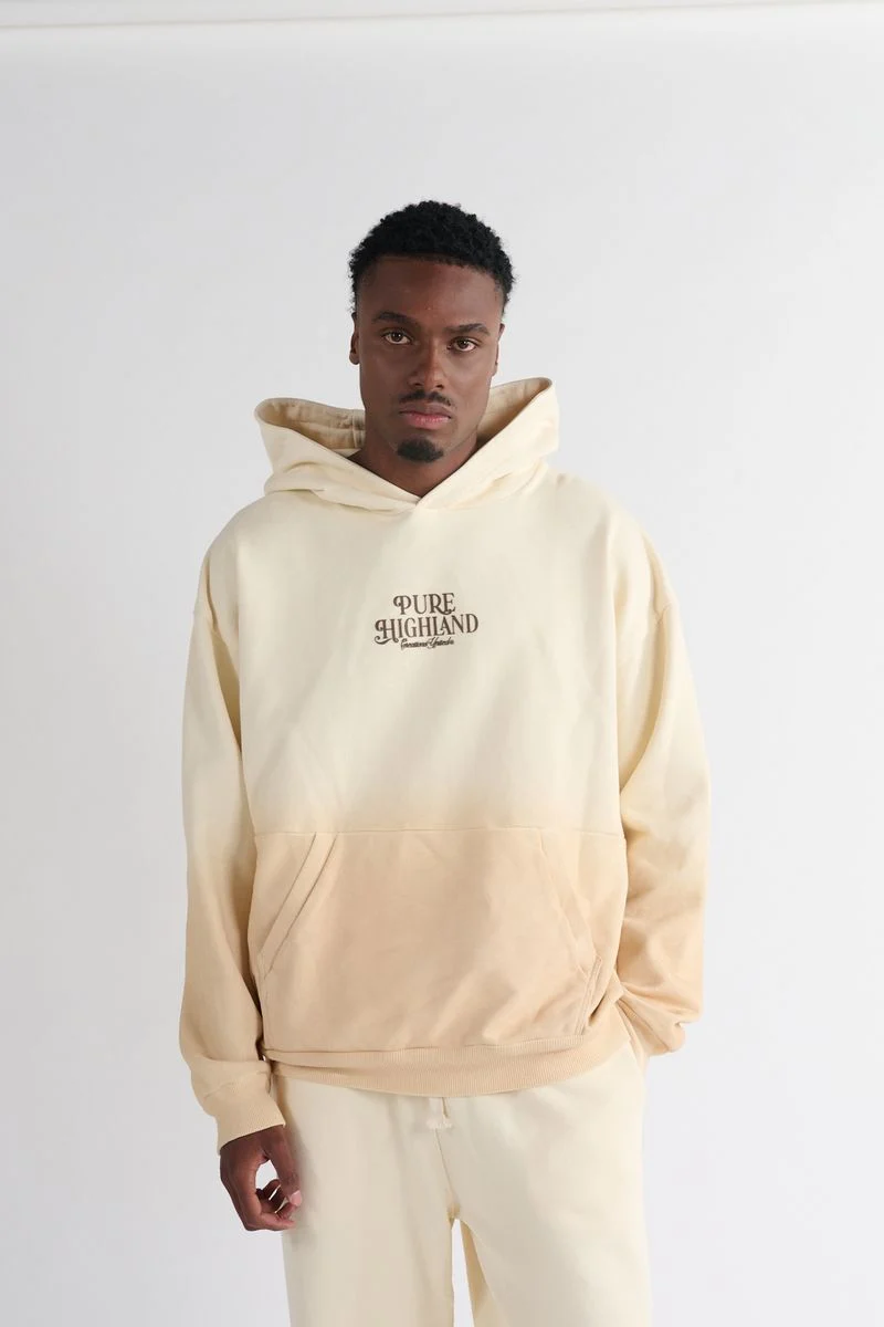 Pure Highland Hoodie Cream - Image 2