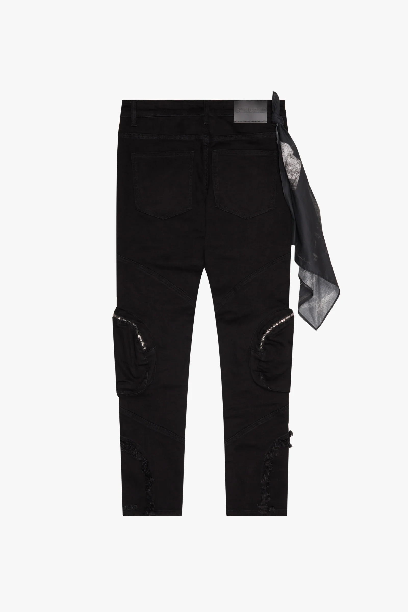 6Th Nbrhd Raven Men's Jeans Black - Image 12