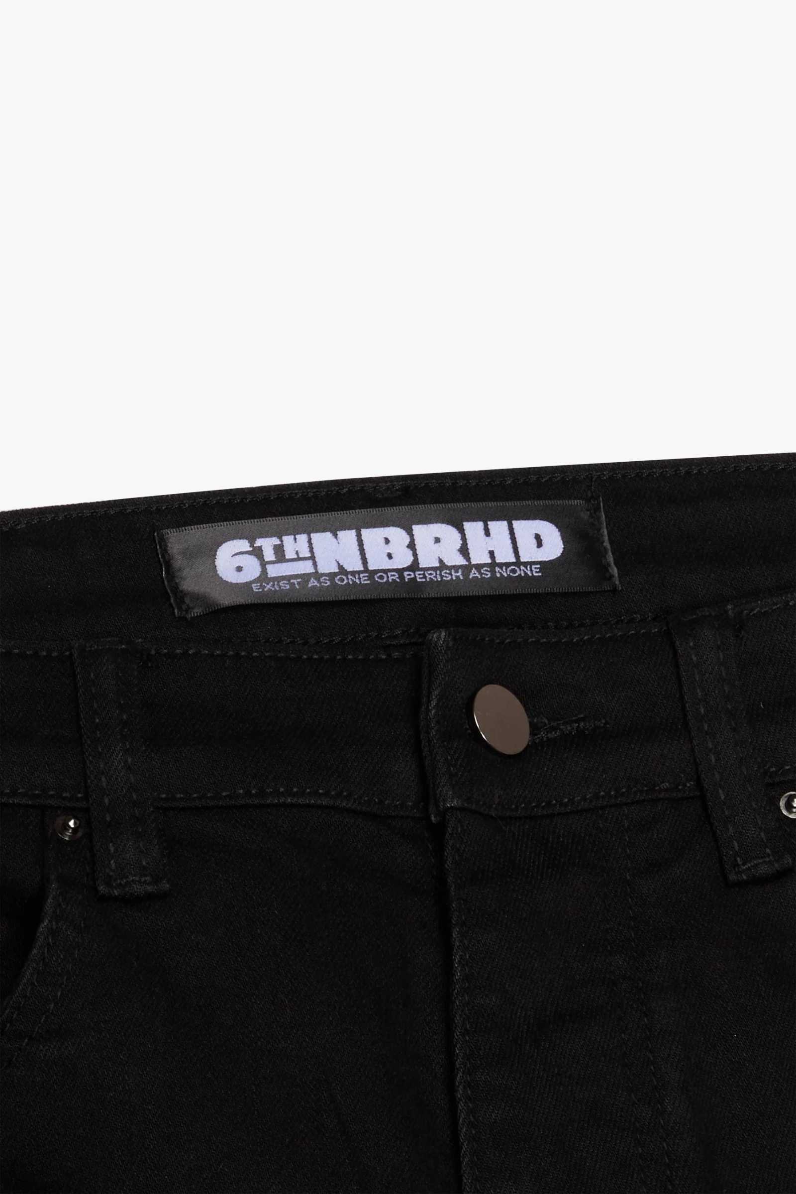 6Th Nbrhd Raven Men's Jeans Black - Image 13