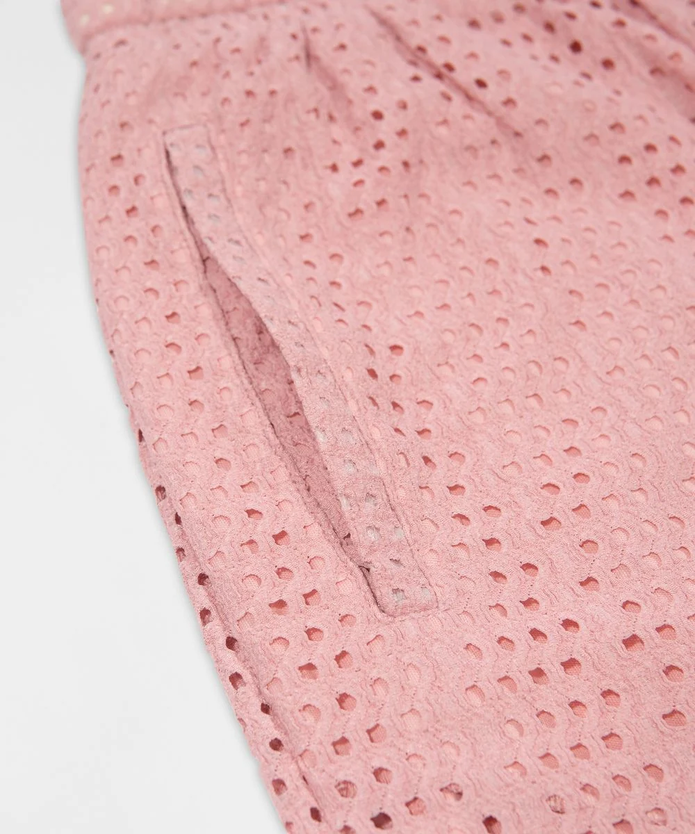 Reason Brand Micro Shorts - Textured Pink - Image 4