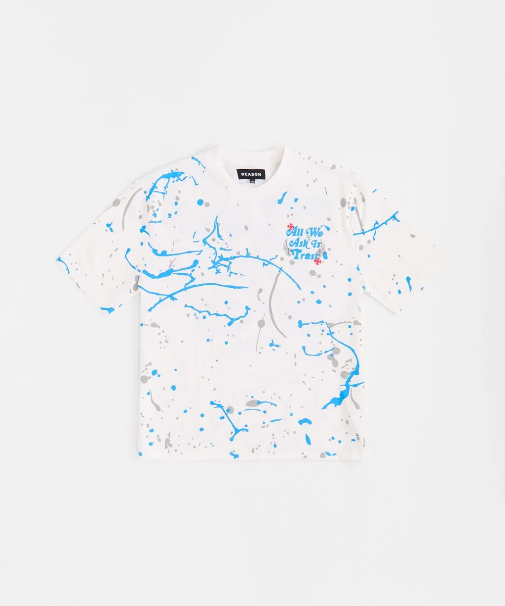 Reason Brand Splatter T-Shirt - Graphic - Image 5