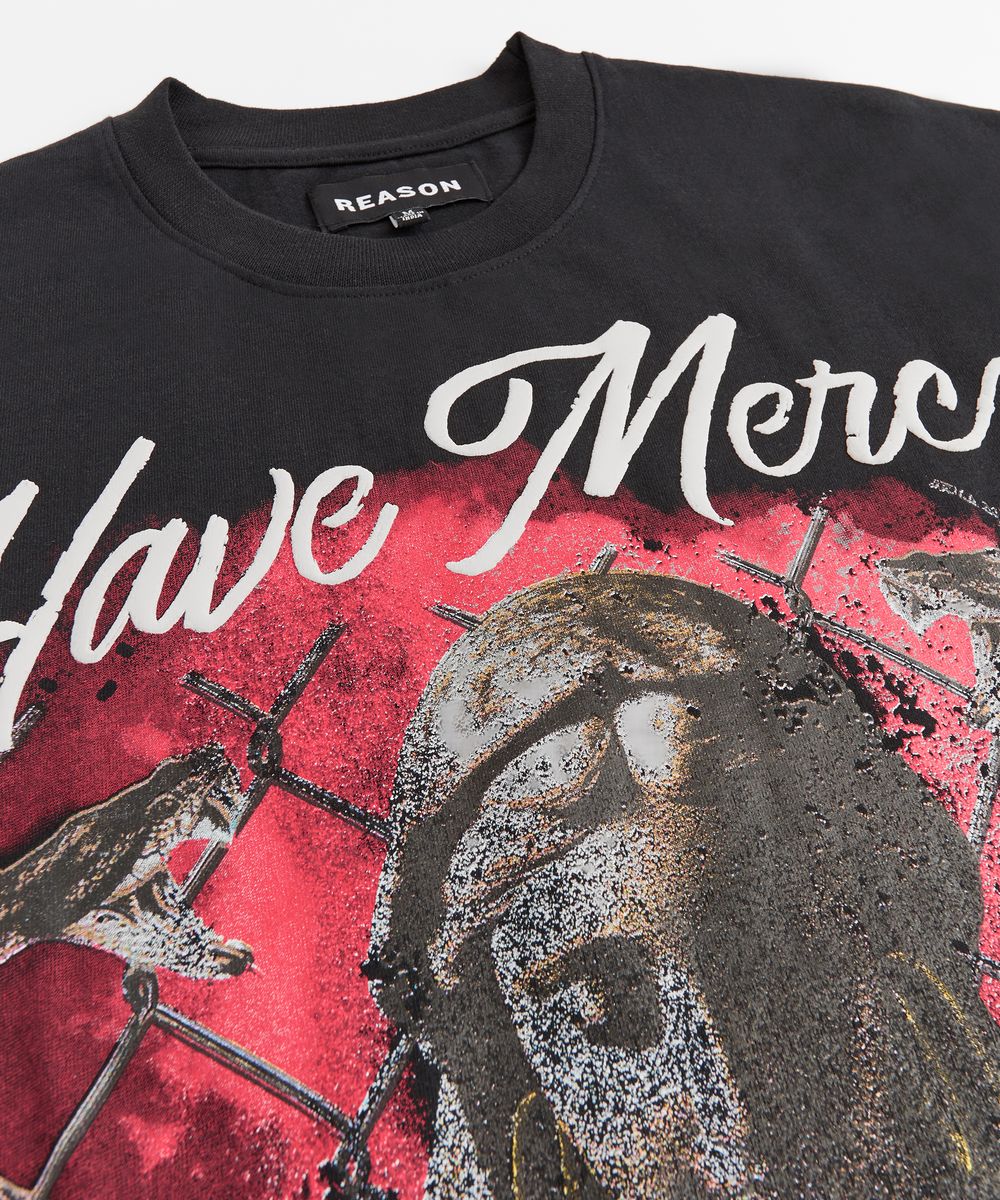 Reason Brand Mercy Tee - Graphic Black - Image 3