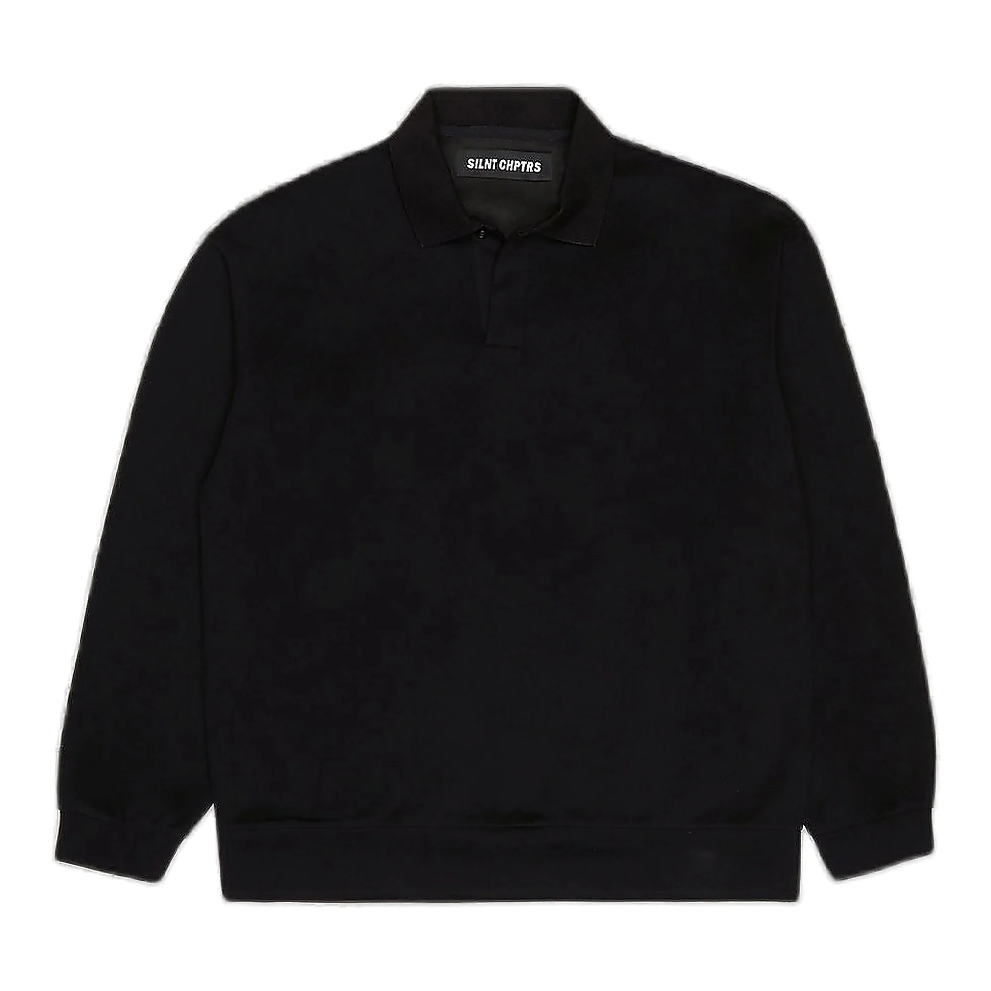 Silnt Chptrs Ready Polo Shirt - Long-Length Black - Image 2