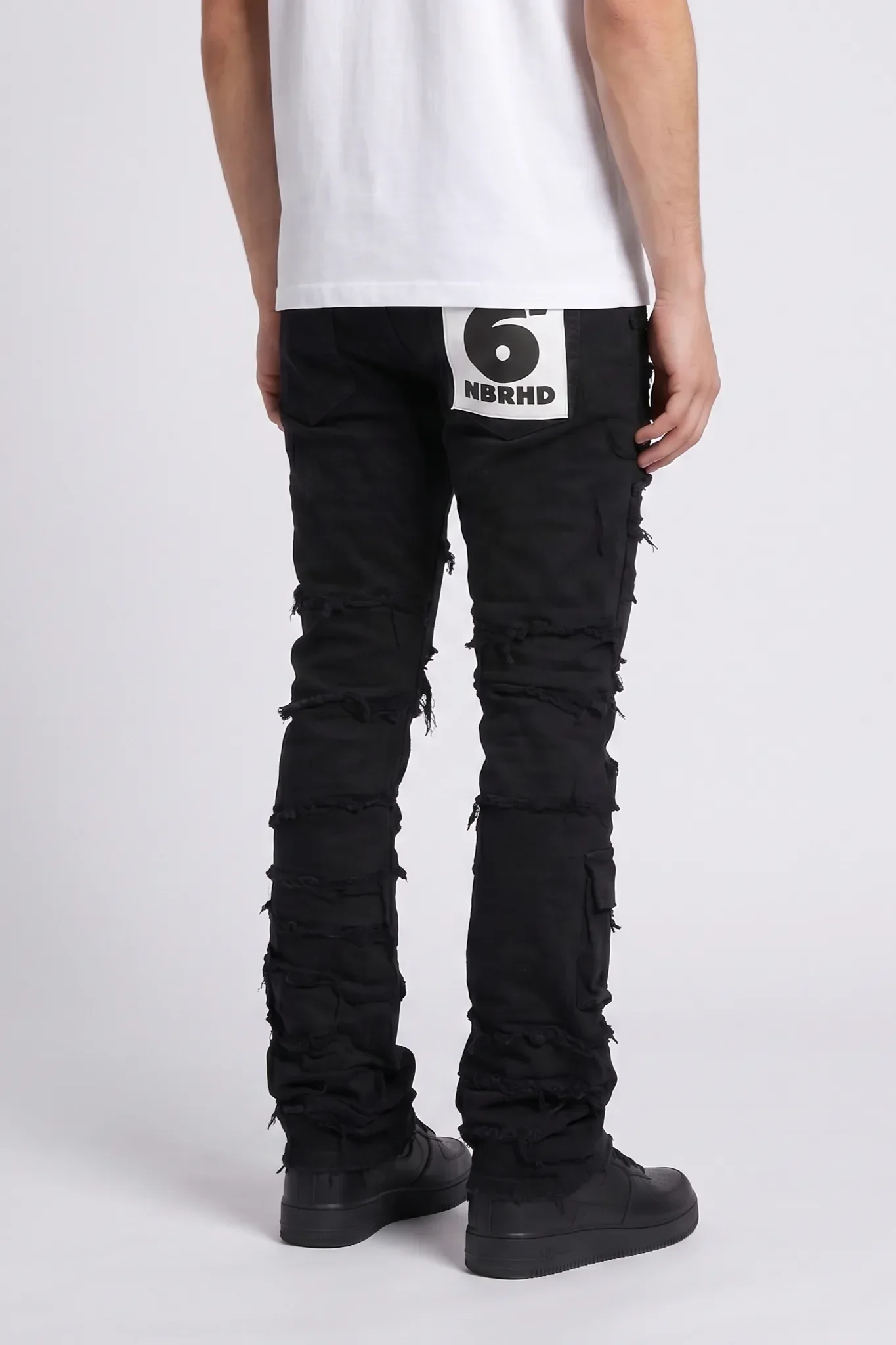 6Th Nbrhd Reconstruct Men's Jeans Black - Image 3