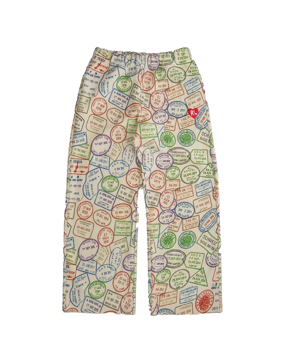 Red Letters Where U Are Men's Pants - Image 7