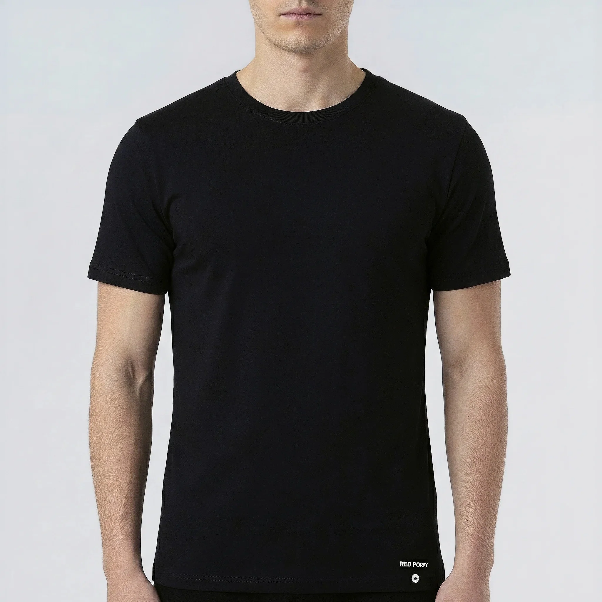 Red Poppy Basic T-Shirt - Slim Fit