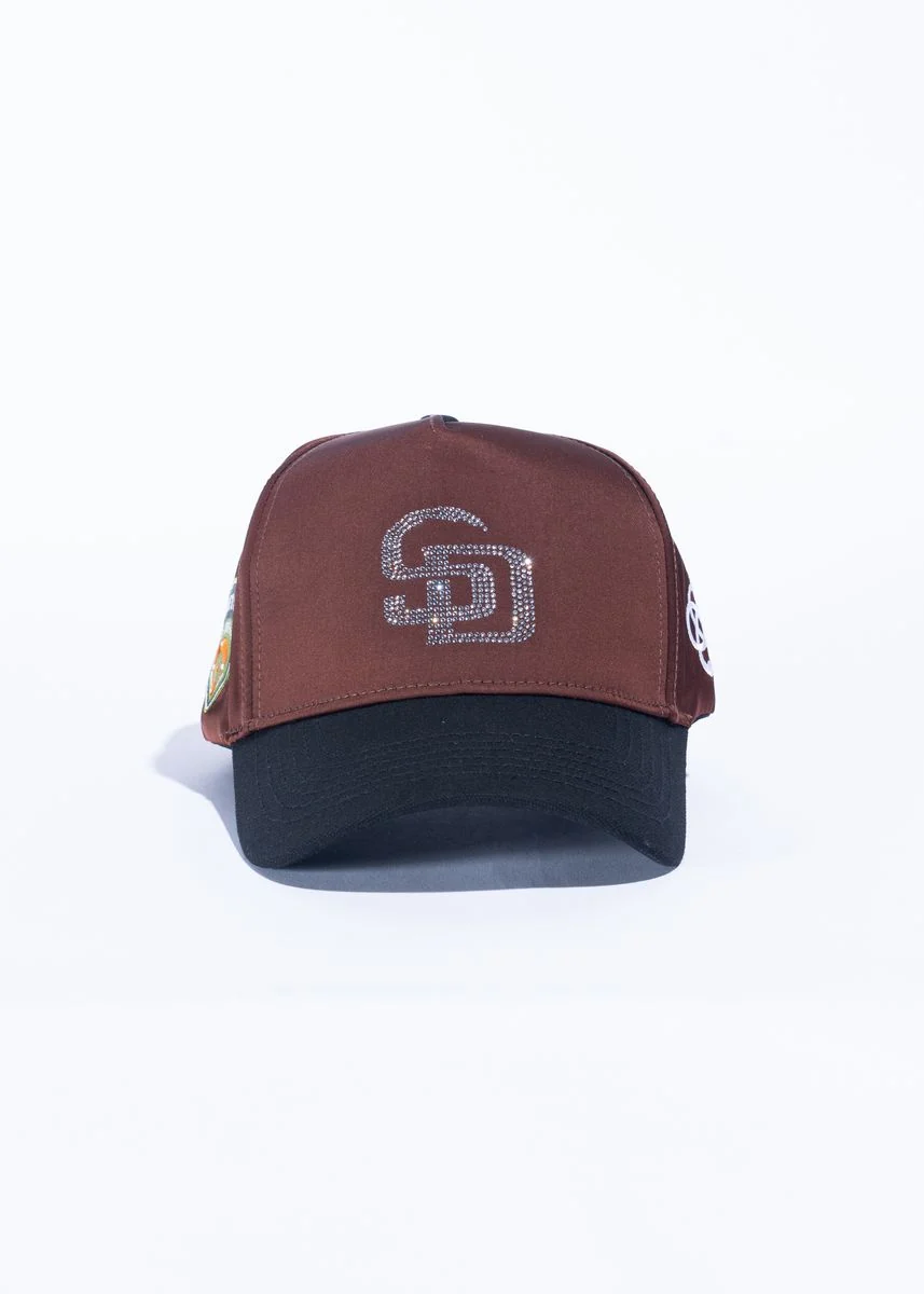 Reference Rhinestone Snapback Hat - Satin - Image 2